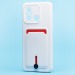 Чехол-накладка - SC304 с картхолдером для "Xiaomi Poco C55/Redmi 12C" (white) (220323)#2099848