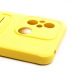 Чехол-накладка - SC304 с картхолдером для "Xiaomi Poco C55/Redmi 12C" (yellow) (220322)#2099844