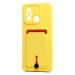 Чехол-накладка - SC304 с картхолдером для "Xiaomi Poco C55/Redmi 12C" (yellow) (220322)#2099846