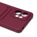 Чехол-накладка - SC304 с картхолдером для "Xiaomi Redmi Note 12 4G" (bordo) (220300)#2099840