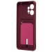 Чехол-накладка - SC304 с картхолдером для "Xiaomi Redmi Note 12 4G" (bordo) (220300)#2099841