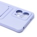 Чехол-накладка - SC304 с картхолдером для "Xiaomi Redmi Note 12 4G" (light violet) (220297)#2099835
