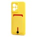 Чехол-накладка - SC304 с картхолдером для "Xiaomi Redmi Note 12 4G" (yellow) (220295)#2099833