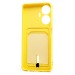 Чехол-накладка - SC304 с картхолдером для "Realme C55" (yellow) (220308)#2097272