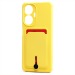 Чехол-накладка - SC304 с картхолдером для "Realme C55" (yellow) (220308)#2097273
