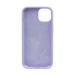 Чехол-накладка Silicone Case NEW с лого для Apple iPhone 15/6.2 (039) фиолетовый#1939638