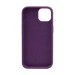 Чехол-накладка Silicone Case NEW с лого для Apple iPhone 15/6.2 (043) фиолетовый#1939640