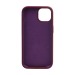 Чехол-накладка Silicone Case NEW с лого для Apple iPhone 15/6.2 (057) бордовый#1939567