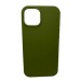 Чехол iPhone 15 Pro Max Silicone Case Full (No Logo) №48 в упаковке Темно-Зеленый#1925853