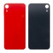 Задняя крышка для iPhone Xr Красный (стекло, широкий вырез под камеру, логотип) - Премиум#1928890