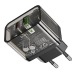 Адаптер Сетевой Hoco N34 Dazzling PD QC3.0 USB/Type-C 3A/20W (black) (219910)#1928732