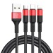 Кабель USB - Multi connector Hoco X26 100см 2A (black/red) (215933)#1928836