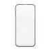Защитное стекло "Премиум" для iPhone 15 Черный (Закалённое+, полное покрытие)#1928494