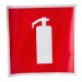 Наклейка знак пожарной безопасности "Огнетушитель"150*150 мм "Rexant"#1928703
