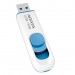 Флэш накопитель USB 16 Гб A-Data C008 (white/blue) (116010)#1929336