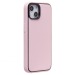 Чехол-накладка - PC084 экокожа для "Apple iPhone 14" (light pink) (219675)#1930355