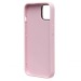 Чехол-накладка - PC084 экокожа для "Apple iPhone 14" (light pink) (219675)#1930356