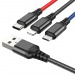 Кабель USB - Multi connector Hoco X76 3in1 100см 2A (multicolor) (215921)#1931914