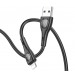 Кабель USB - Lightning Borofone BX98 "Superior" (2.4А, 100см) черный#1934764