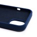 Чехол-накладка Soft Touch для Apple iPhone 15 (dark blue) (221531)#1936291