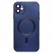 Чехол-накладка - SM020 Matte SafeMag для "Apple iPhone 12" (dark blue) (221325)#1934362