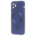 Чехол-накладка - SM020 Matte SafeMag для "Apple iPhone 12" (dark blue) (221325)#2131863