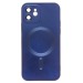 Чехол-накладка - SM020 Matte SafeMag для "Apple iPhone 12" (dark blue) (221325)#2131864
