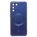 Чехол-накладка - SM020 Matte SafeMag для "Samsung Galaxy S21 FE" (dark blue) (221326)#1965881