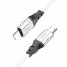 Кабель Type-C - Apple lightning Hoco X86 Spear PD 20W 100см 3A  (white) (220493)#1936130