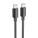 Кабель Type-C - Type-C Hoco X96 100W 100см 5A  (black) (220630)#2141653