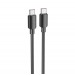 Кабель Type-C - Type-C Hoco X96 60W 100см 3A  (black) (220632)#2141651