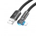 Кабель USB - Apple lightning Hoco U118 120см 2,4A  (black) (221394)#1941156