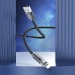 Кабель USB - Apple lightning Hoco U122 120см 2,4A  (black) (221085)#1939177