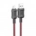 Кабель USB - Apple lightning Hoco X94 Leader 100см 2,4A  (red) (220660)#1936357