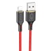 Кабель USB - Apple lightning Hoco X95 Goldentop 100см 2,4A  (red) (220646)#1976997