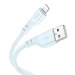 Кабель USB - Apple lightning Hoco X97 Crystal 100см 2,4A  (light blue) (220458)#2009356
