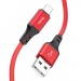 Кабель USB - micro USB Hoco X86 Spear 100см 2,4A  (red) (220503)#1936338