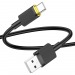 Кабель USB - Type-C Hoco U109  3A  (black) (220593)#1936091