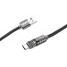 Кабель USB - Type-C Hoco U122 120см 3A  (black) (221086)#1939181