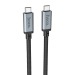 Кабель USB 4.0 Hoco US05 Thunderbolt 4 Pro (20Gbps) 100W 200см 5A  (black) (220560)#1973321