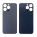 Задняя крышка для iPhone 14 Pro Max (A2895) Черный (стекло, монолит, широкий вырез под камеру, логотип) - Премиум#2076501
