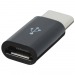 Адаптер MicroUSB - Type-C (тех.упак.) Черный#2111807