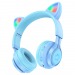 Bluetooth-наушники полноразмерные Hoco W39 Cat ear kids BT (повр. уп.) (blue) (224638)#1937616