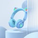 Bluetooth-наушники полноразмерные Hoco W39 Cat ear kids BT (повр. уп.) (blue) (224638)#1937618