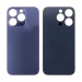 Задняя крышка для iPhone 14 Pro Темно-фиолетовый (стекло, широкий вырез под камеру, логотип) - Премиум#1953361