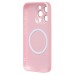 Чехол-накладка - SM021 SafeMag для "Apple iPhone 15 Pro" (light pink) (222200)#2054791