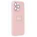 Чехол-накладка - SM021 SafeMag для "Apple iPhone 14 Pro Max" (light pink) (222186)#2054313