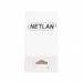 Розетка - RJ-45 5E_одинарная_внешняя NETLAN EC-UWO-1-UD2-WT J201 [12.10], шт#2139307