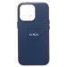 Чехол-накладка - SM002 экокожа SafeMag для "Apple iPhone 13 Pro" (pacific blue) (222478)#1951354