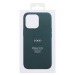 Чехол-накладка - SM002 экокожа SafeMag для "Apple iPhone 13 Pro" (pacific blue) (222478)#1951358